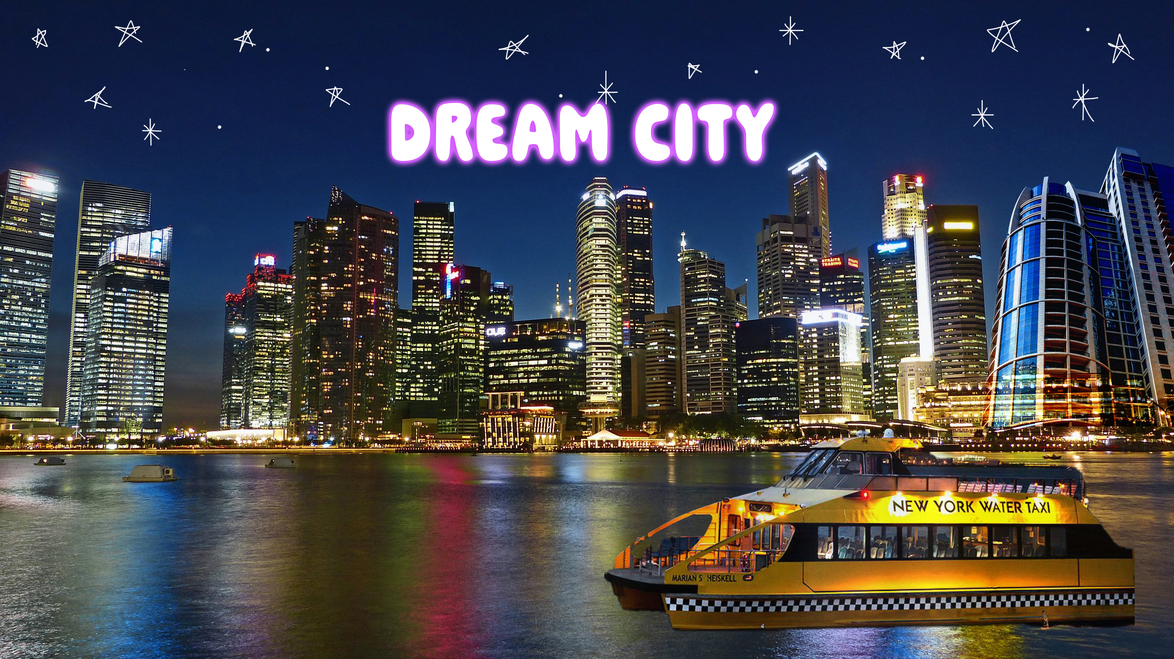 Dream City digital collage